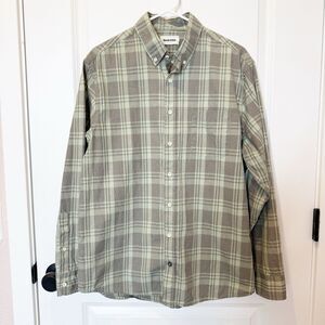 Taylor Stitch Jack Everyday Plaid Oxford Shirt Size L 42 Casual Staple Cotton